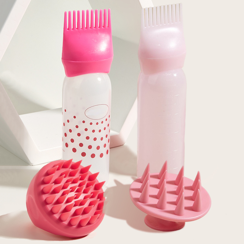 Hair Care Brand - 2 adet/takım Silikon şampuan şişesi PP