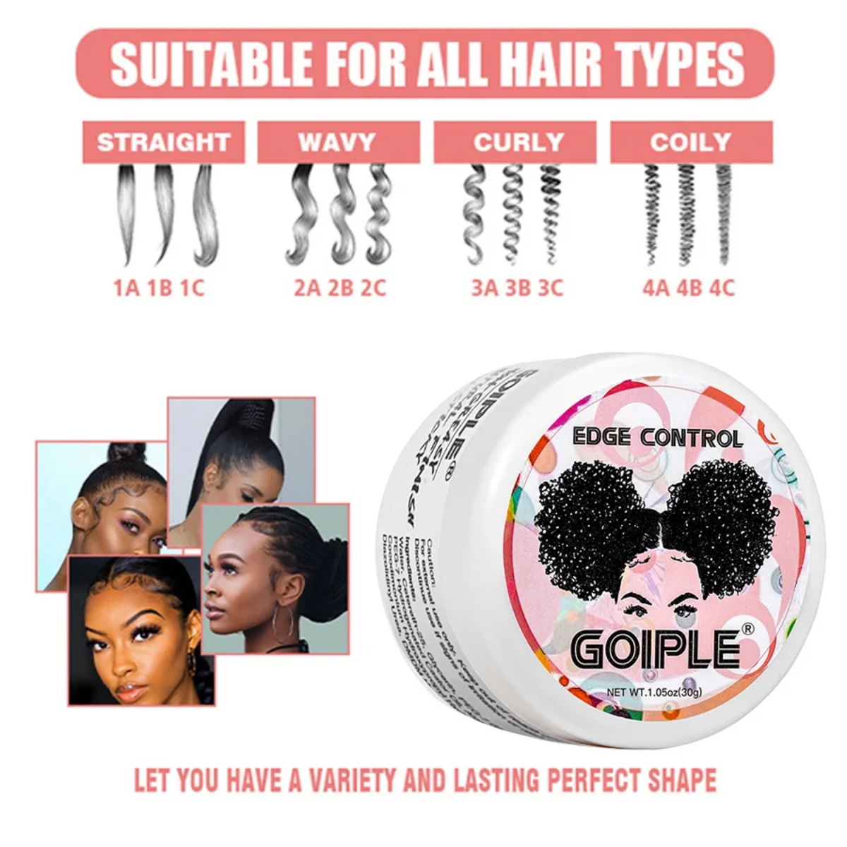 GOIPLE 30g Kadınlar İçin Saç Ş - Edge Control Gel incelemesi ve fiyatı