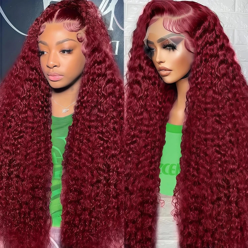99J Bordo Renkli Derin Dalgalı - Lace Front Wig incelemesi ve fiyatı