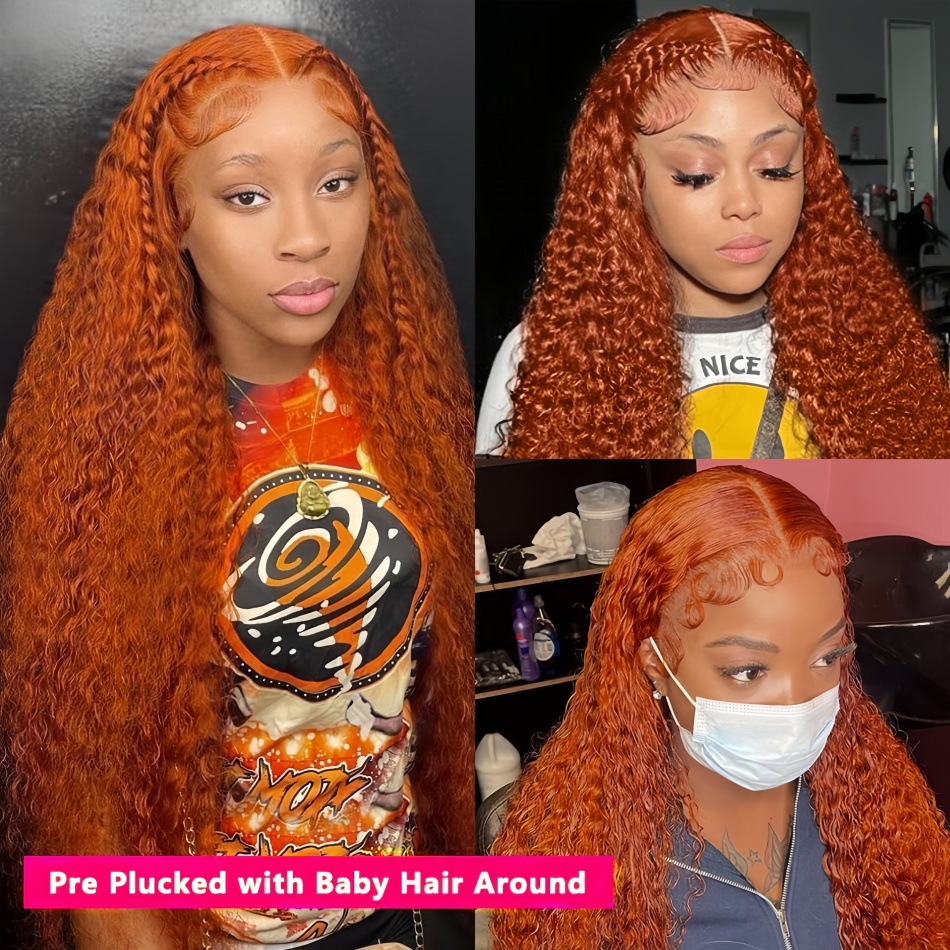 30 İnç Turuncu Zencefil Rengi  - Lace Front Wig incelemesi ve fiyatı